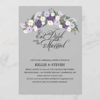 Invitación Tome y se case con la flor de la corona