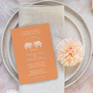 Invitación TONELADAS DE AMOR/Elefante Personalizado Invitació