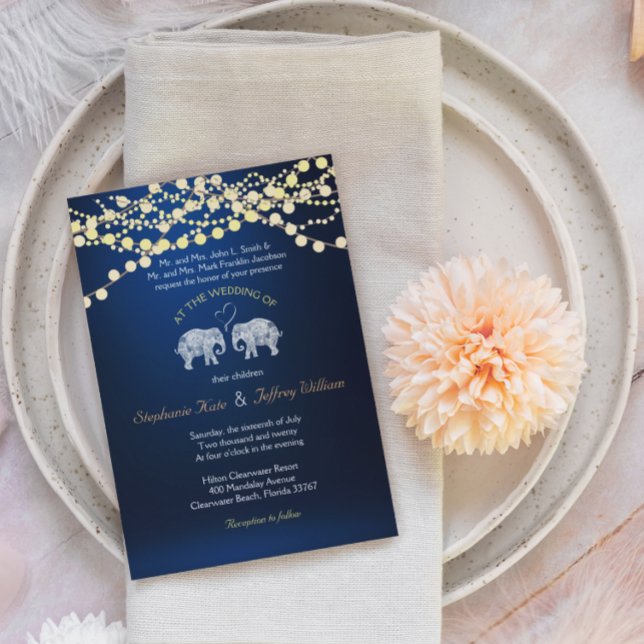 Invitación TONELADAS DE LOVE/Elephant Iluminaciones nocturnas (Subido por el creador)