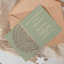 Tono de la Tierra moderna Sage green & gold classi