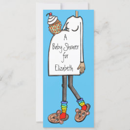 Invitación Tono de piel medio Baby Shower personalizado