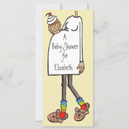 Invitación Tono de piel medio Baby Shower personalizado