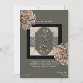 Invitación Tonos Neutros Floral
