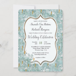 Invitación Tonos pasteles suaves de verde sabio