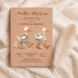 Invitación Tonta Gansa 2do Baby Baby Shower