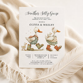 Invitación Tonta Gansa 2do Baby Baby Shower