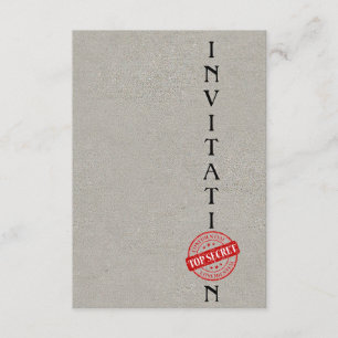 Invitación Top Secret Corporate