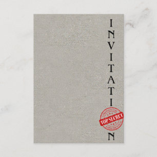 Invitación Top Secret Corporate