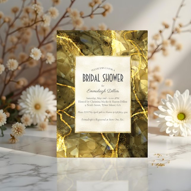 Invitación Topacio de Oro Amarillo Piedra Preciosa Corte Rega (Subido por el creador)