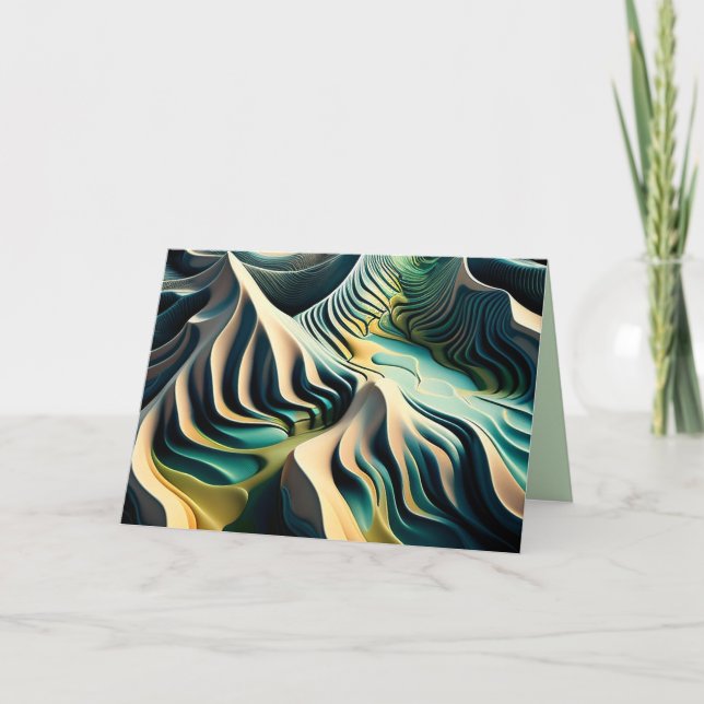 Invitación Topographic Currents (Anverso)