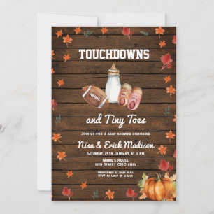 Invitación Toque de madera Toque Pequeño Toque Ducha Parejas 
