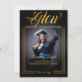 Invitación Toque dorado Ilumina tu futuro