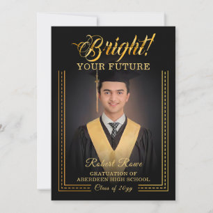 Invitación Toque dorado Ilumina tu futuro.