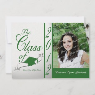 Invitación Toque verde de la graduación de clase 2012