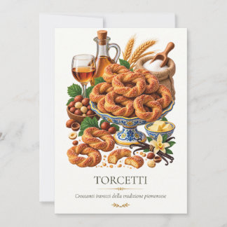 Invitación Torcetti – Vintage Italian Dessert