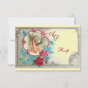 INVITACIÓN TORMENTA BEBÉ CHICA DUCHA ROSA FLORAL AZUL ROSA MO