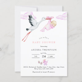 Invitación Tormenta | Watercolor Baby Shower