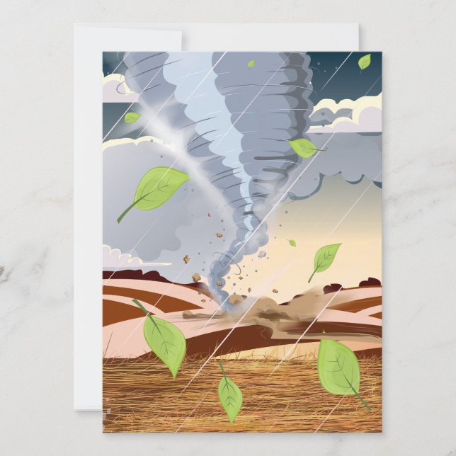 Invitación Tornado Remolino (Anverso)