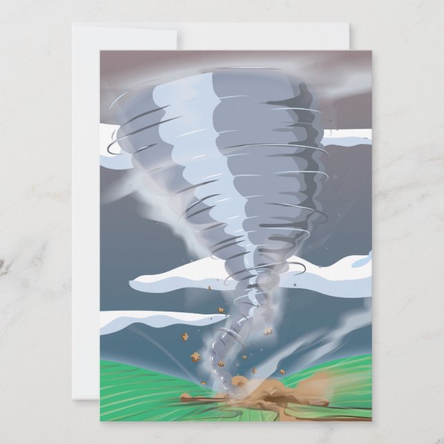 Invitación Tornado Remolino (Anverso)