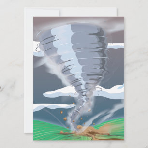 Invitación Tornado Twister