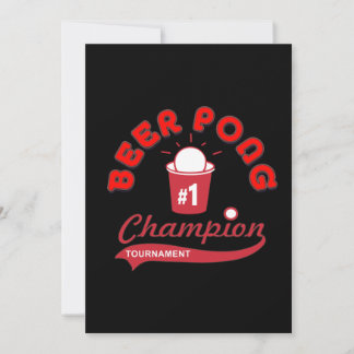 Invitación Torneo de Beer Pong (Fiesta)