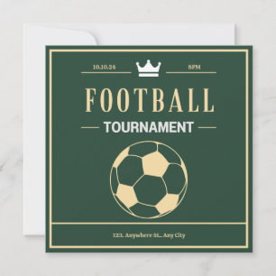 Invitación torneo de fútbol