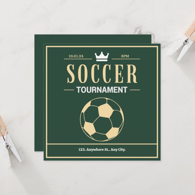 Invitación torneo de fútbol (Anverso/Reverso In Situ)