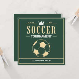 Invitación torneo de fútbol