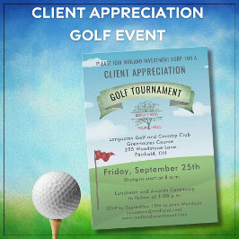 Invitación Torneo de Golf de Empresa Corporativa