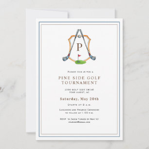 Invitación Torneo de Golf Elegante Club de Campo
