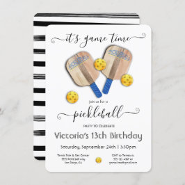Invitación Torneo de Partido de Pickleball
