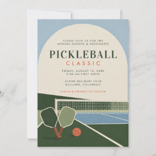 Invitación Torneo de Pickleball Personalizado