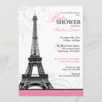 Torre Eiffel Baby Shower parisiense del Flourish