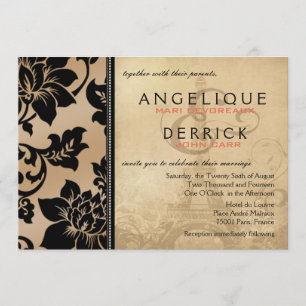 Invitación Torre Eiffel de Fleur de París   arena