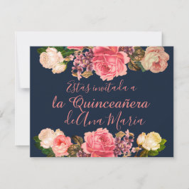 Invitación Torre Eiffel elegante lamentable de la Quinceanera