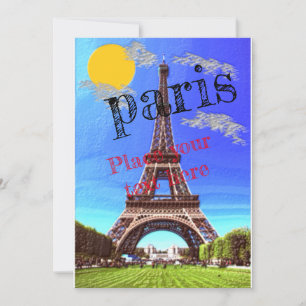 Invitación Torre Eiffel París