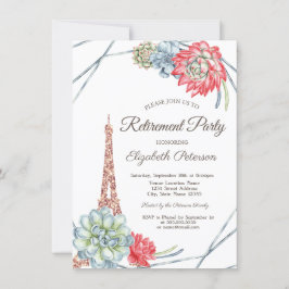 Invitación Torre Eiffel, retiro exitoso