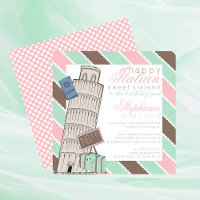 Torre italiana inclinada por Spumoni dulce 16 cump