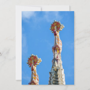 Invitación Torres de la Sagrada Familia en Barcelona, España