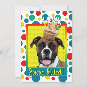 Invitación Torta - Boxer - Vindy