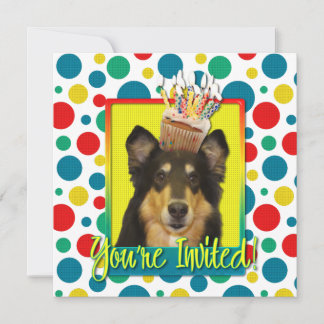 Invitación Torta - Collie - Caroline