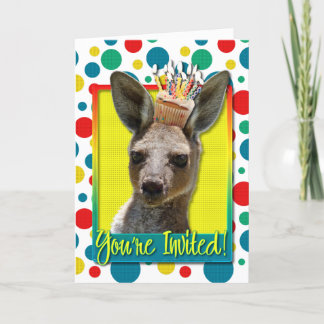 Invitación Torta de cumpleaños - Kangaroo
