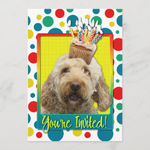 Invitación Torta de invitados - GoldenDoodle