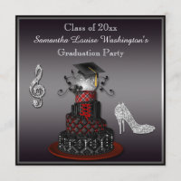 Torta de la diva del disco, fiesta de graduación