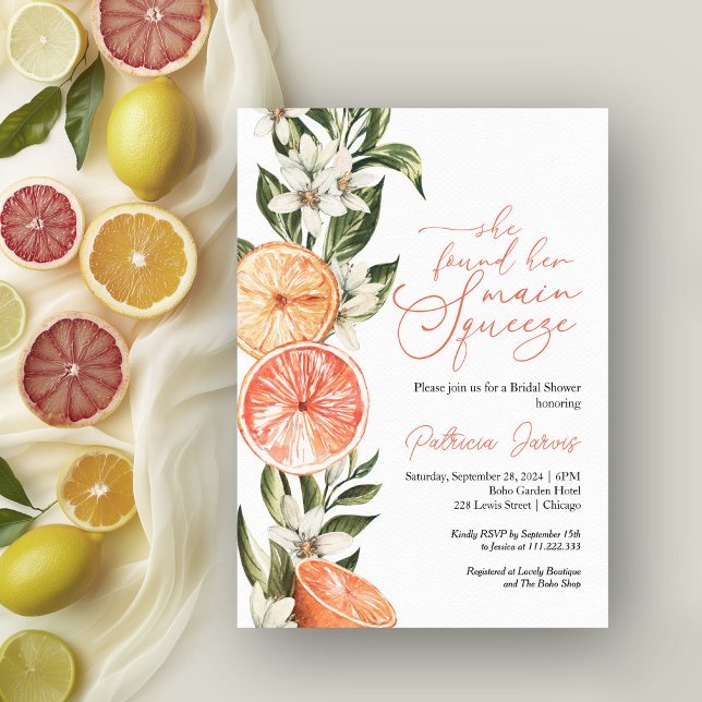 Invitación Torta de Naranja para Despedida de Soltera (Subido por el creador)
