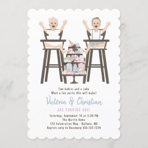 Invitación Torta de rompeolas de cumpleaños
