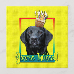 Invitación Torta - Labrador - Negro - Indicador