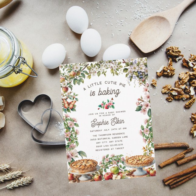 Invitación Torta linda | Cumpleaños de Otoño (Subido por el creador)