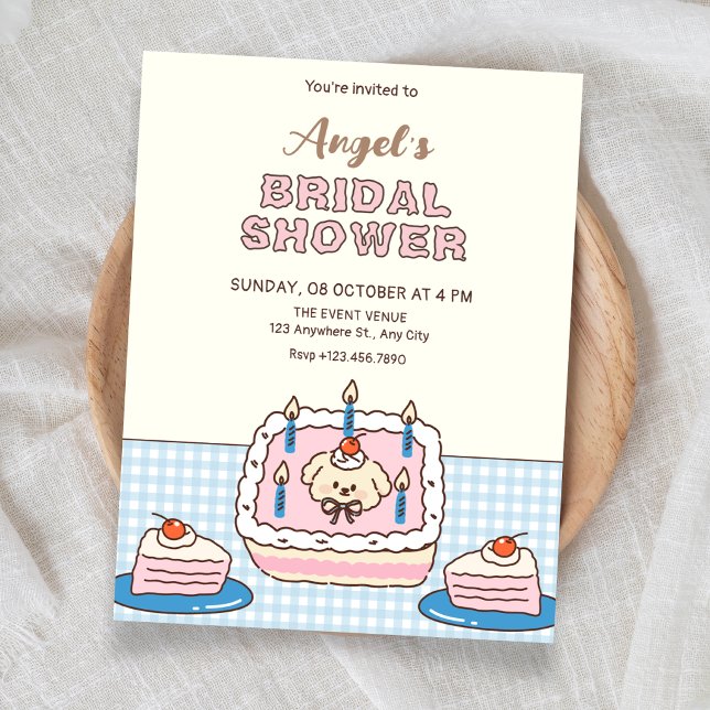 Invitación Torta linda para despedida de soltera (Subido por el creador)