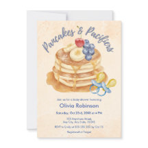 Tortitas de frutas y chupetes a cuadros Baby Showe